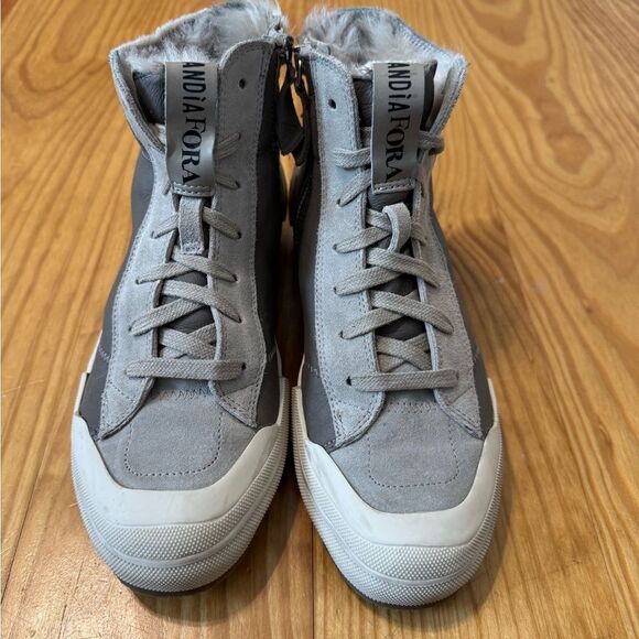 ANDIA FORA Leather Skater Sneakers Made in Italy EUR 38 US 7 - Picture 6 of 14